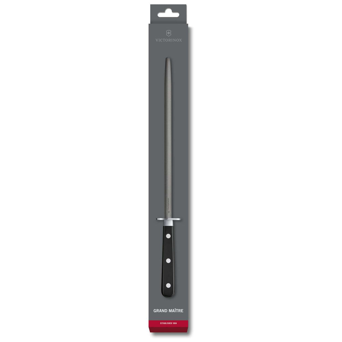 Victorinox Sharpening Steel 25 cm Round Tungsten Carbide Grand Maitre 7.8309