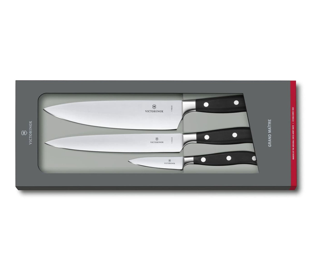 Victorinox Forged Knives 3-Piece Set Gift Box Grand Maitre 7.7243.3
