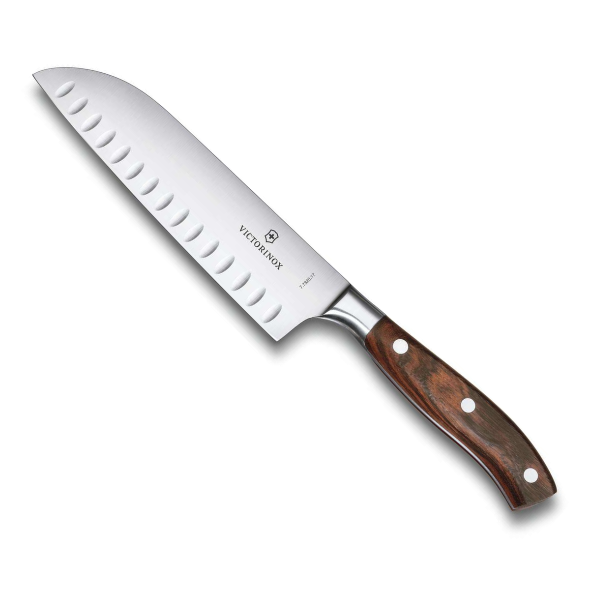 Victorinox Μαχαίρι Santoku με αυλακώσεις 17 εκατ. ξύλινη λαβή σε συσκευασία δώρου Grand Maitre 7.7320.17G