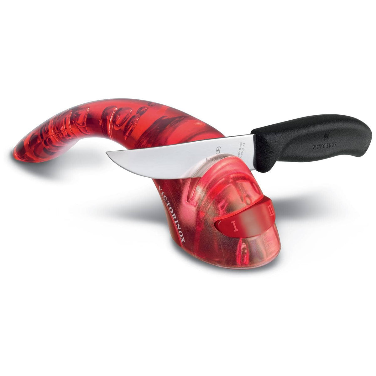 Victorinox 2-Level Knife Sharpener with Ceramic Bars Red 7.8721