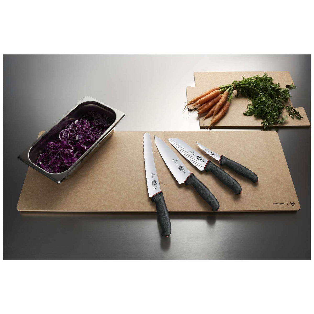 Victorinox Hollow Edge Slicing Knife 30 cm Dual Grip Handle 5.4723.30D