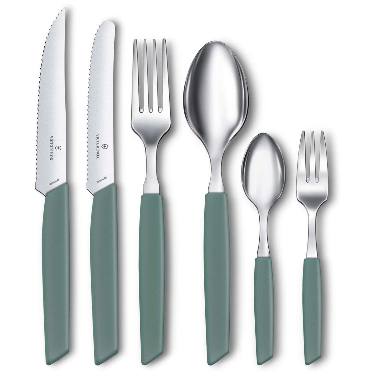 Victorinox Cake Fork Green Pastel Swiss Modern