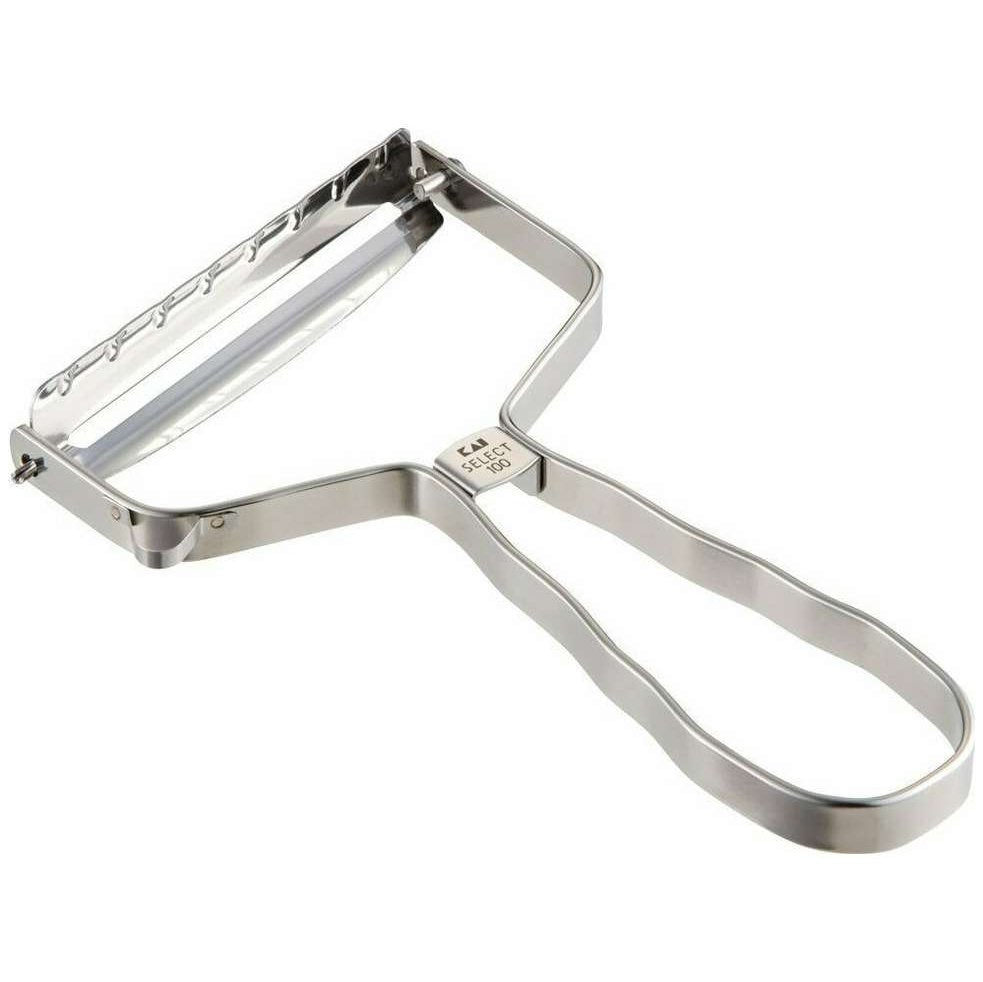KAI Stainless Steel Peeler Wide 9 cm Select DH-3107