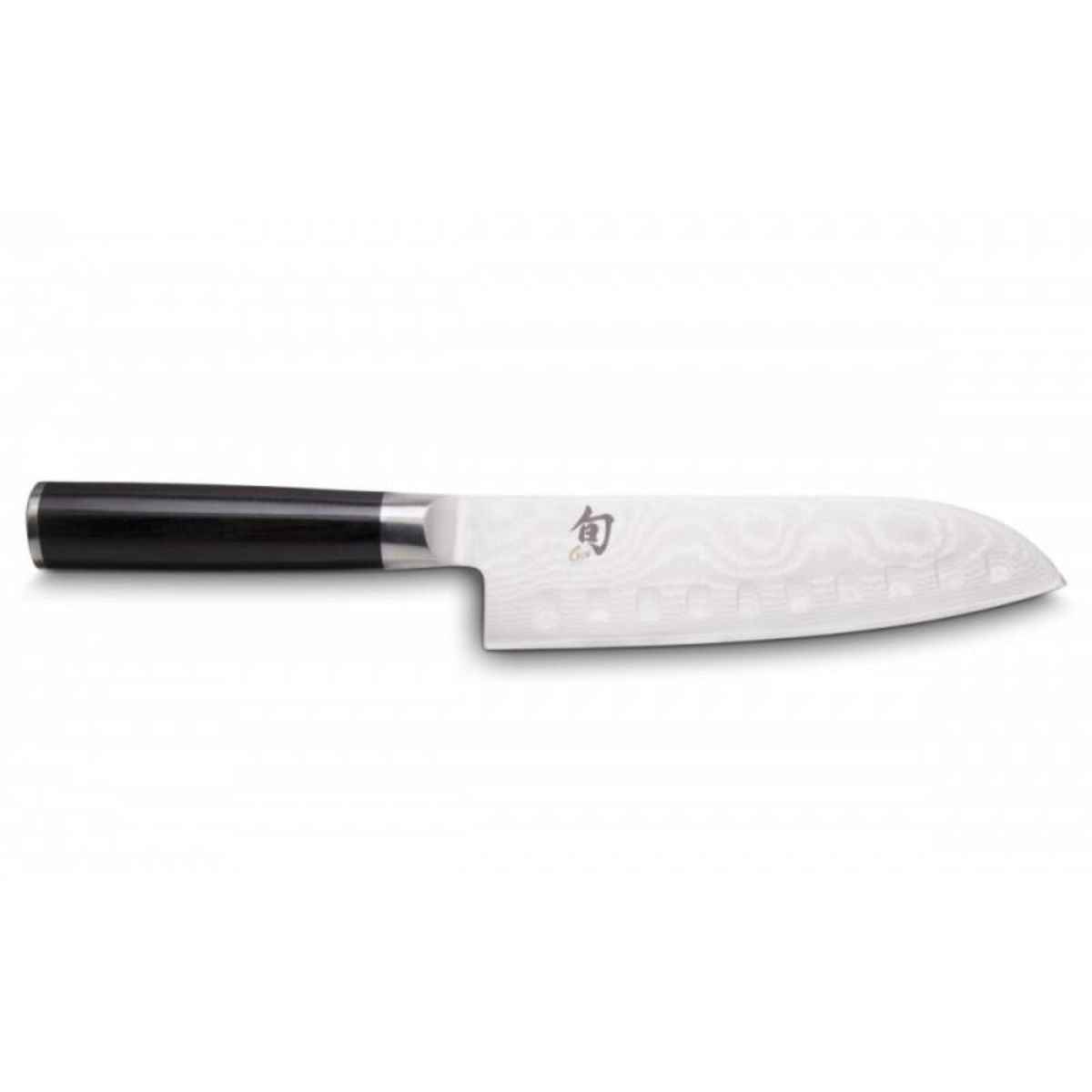 KAI Hollow Edge Damascus Santoku Knife 18 cm Shun DM-0718