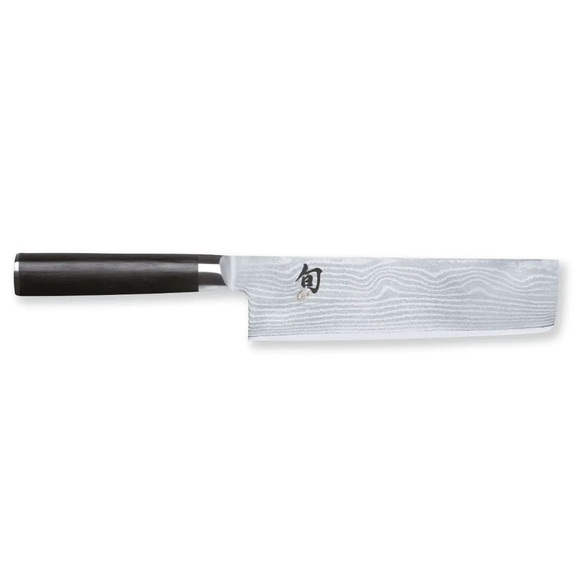 KAI Damascus Nakiri Knife 16.5 cm Shun DM-0728