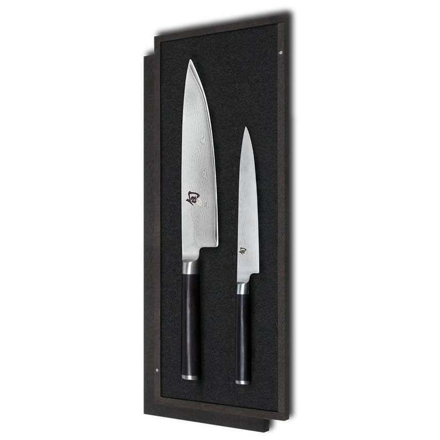 KAI Damascus Knives 2 pcs Set Shun Classic DMS-220