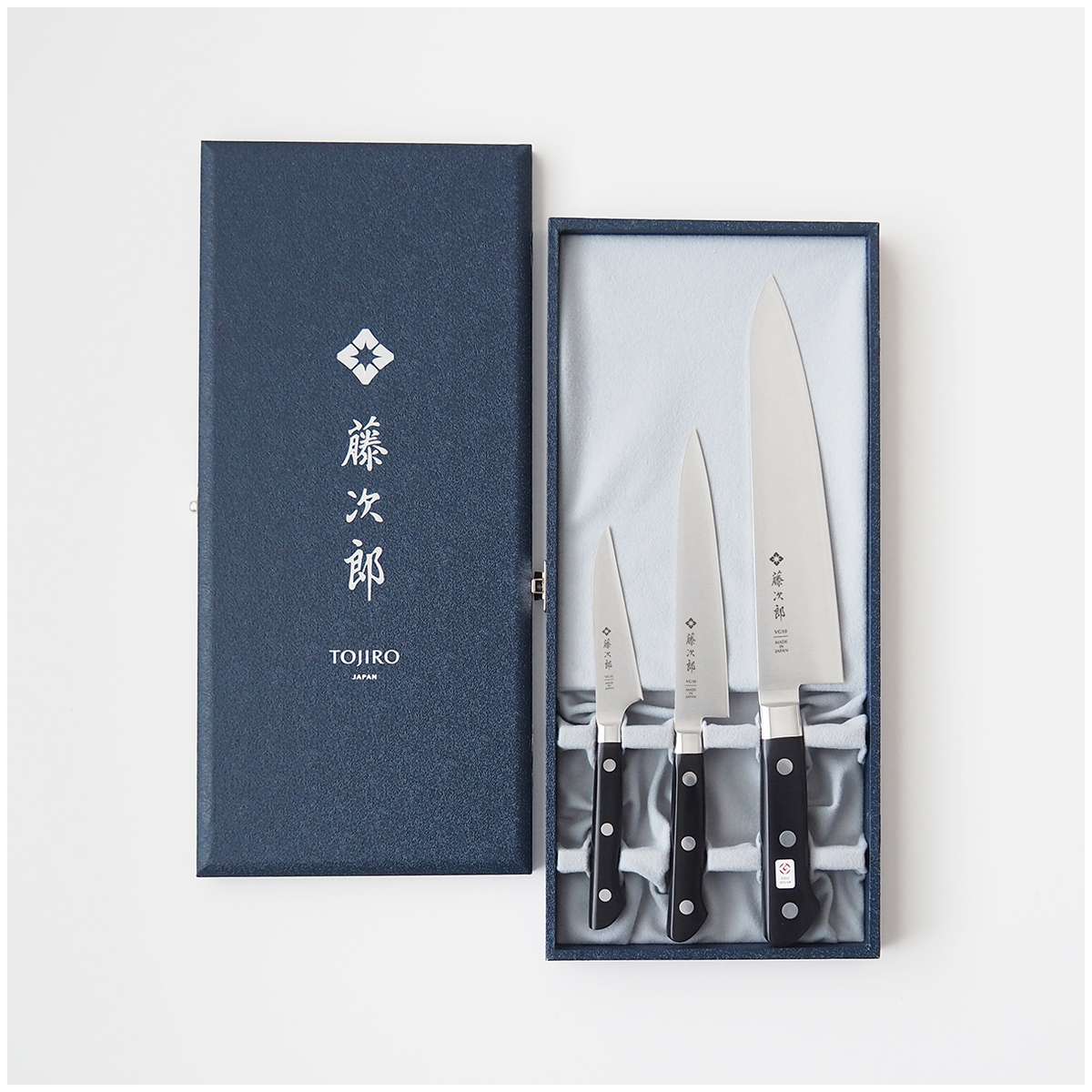 Tojiro Knives Set 3 pcs In Gift Box Classic