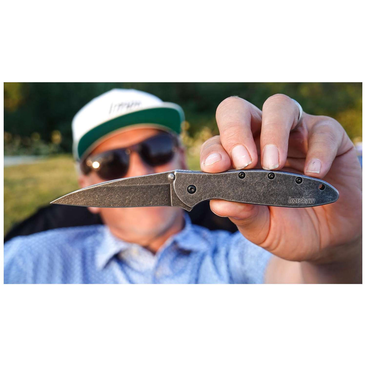 Kershaw Leek BlackWash Pocket Knife 8 cm Blackwash Handle 85 gr 1660BLKW