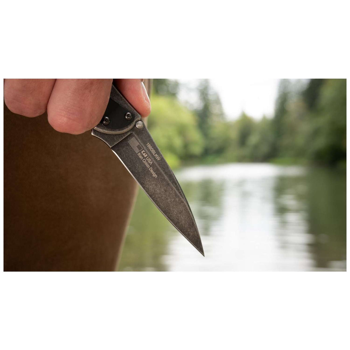 Kershaw Leek BlackWash Pocket Knife 8 cm Blackwash Handle 85 gr 1660BLKW