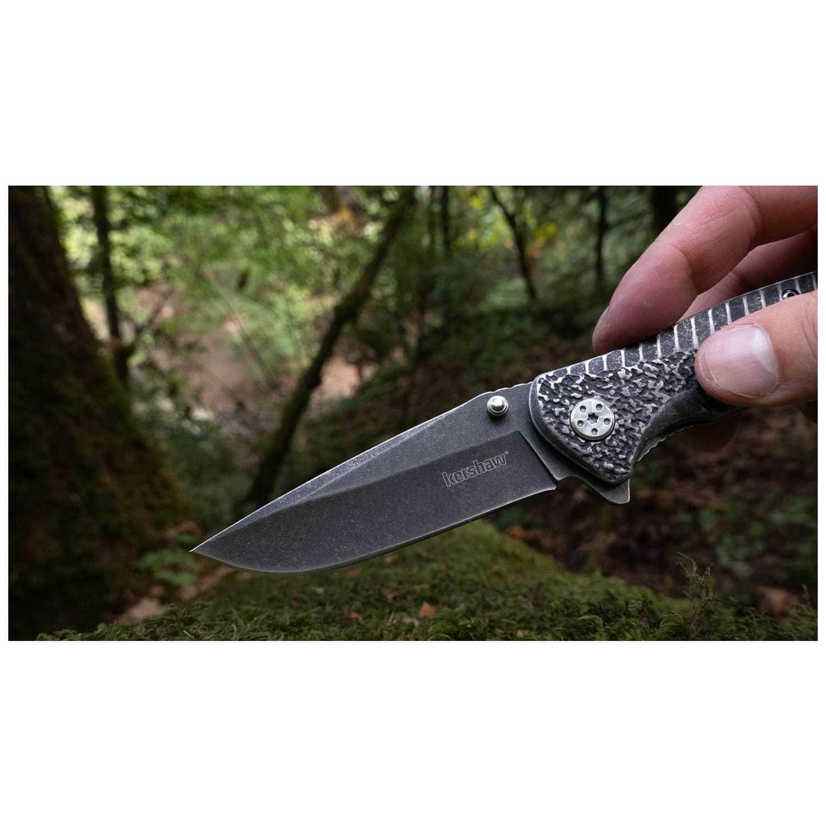 Kershaw Starter BlackWash Pocket Knife 9 cm Grey Handle 183 gr 1301BWX