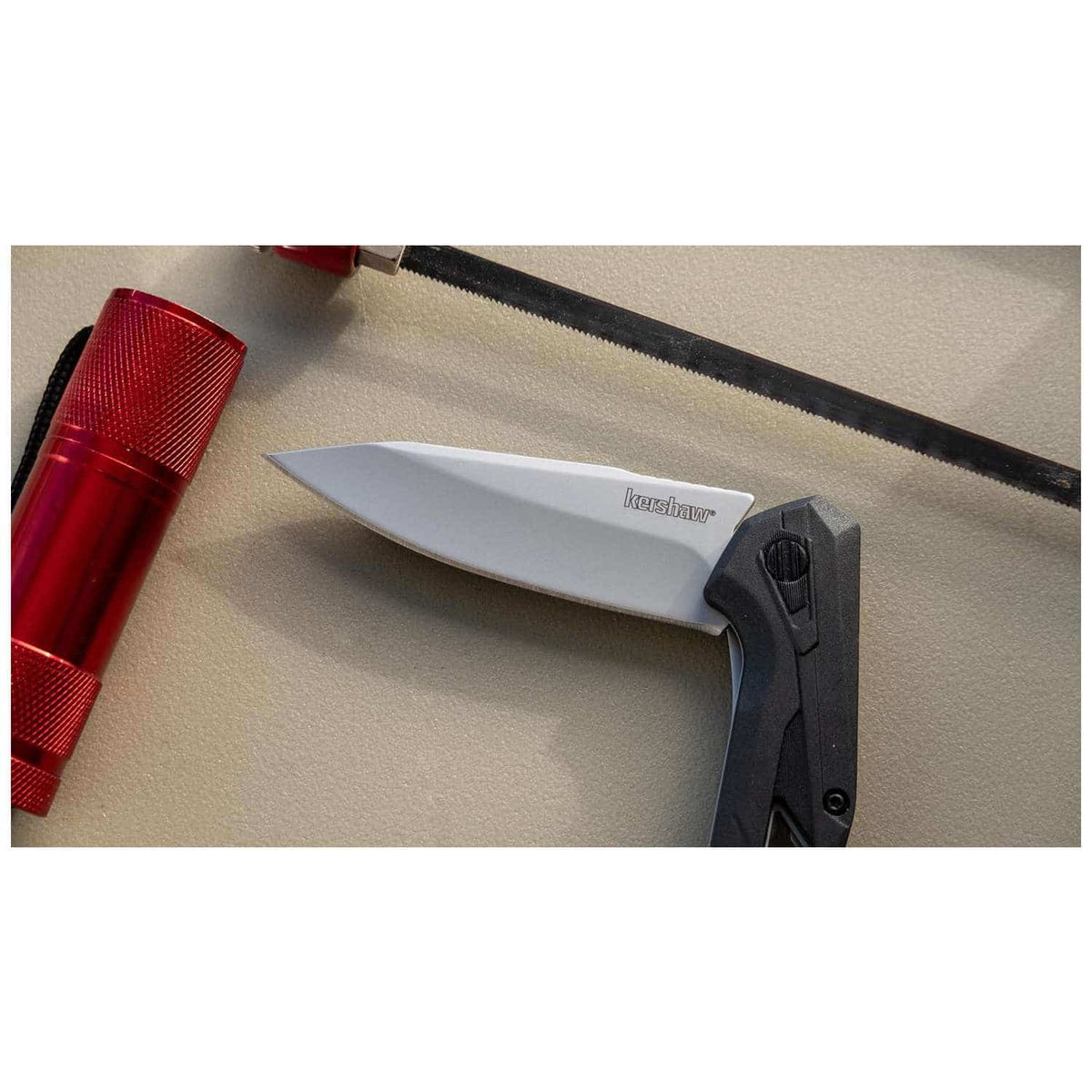 Kershaw Airlock Bead-Blasted Pocket Knife 8 cm Black Handle 84 gr 1385X