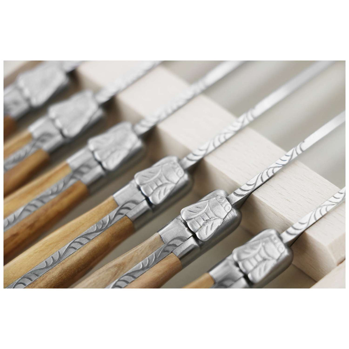 Andre verdier Steak Knife 12 cm 6-Piece Set Gift Box Laguiole Origine
