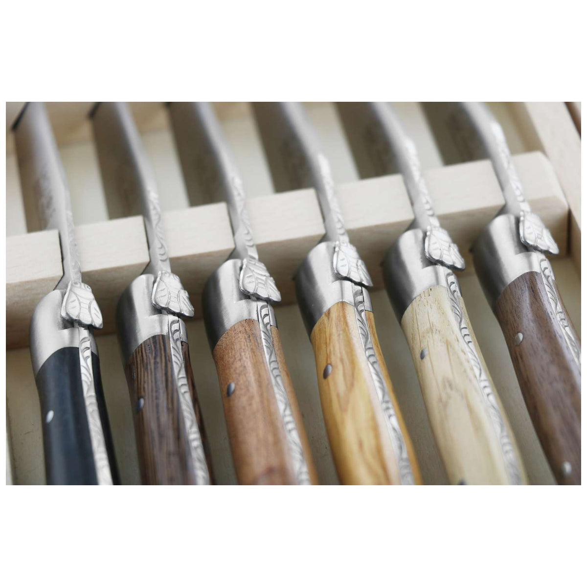Andre verdier Steak Knife 12 cm 6-Piece Set Gift Box Laguiole Origine