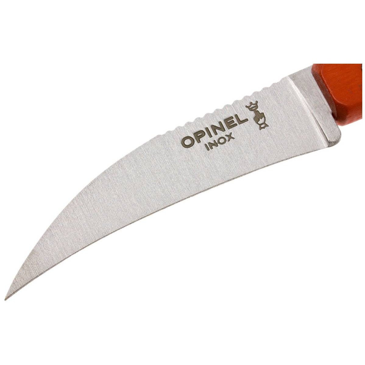 Opinel Peeling Knife 7 cm Orange Wooden Handle No 114 Les Essentiels 001926