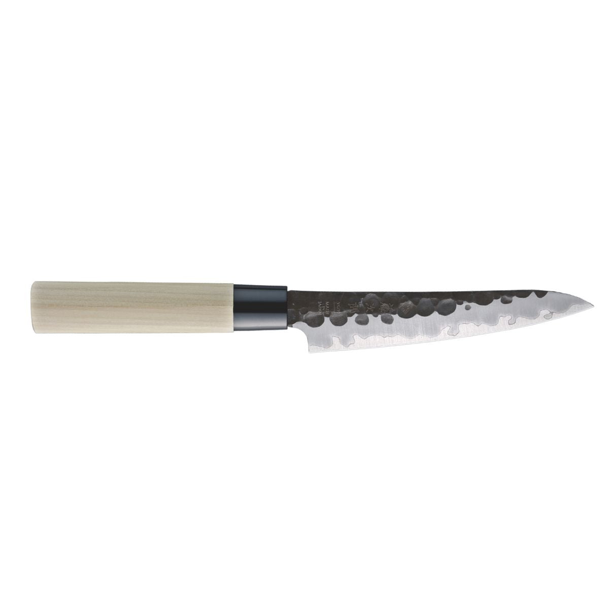 Tojiro Utility Knife 13 cm Magnolia Handle Hammered F-1111