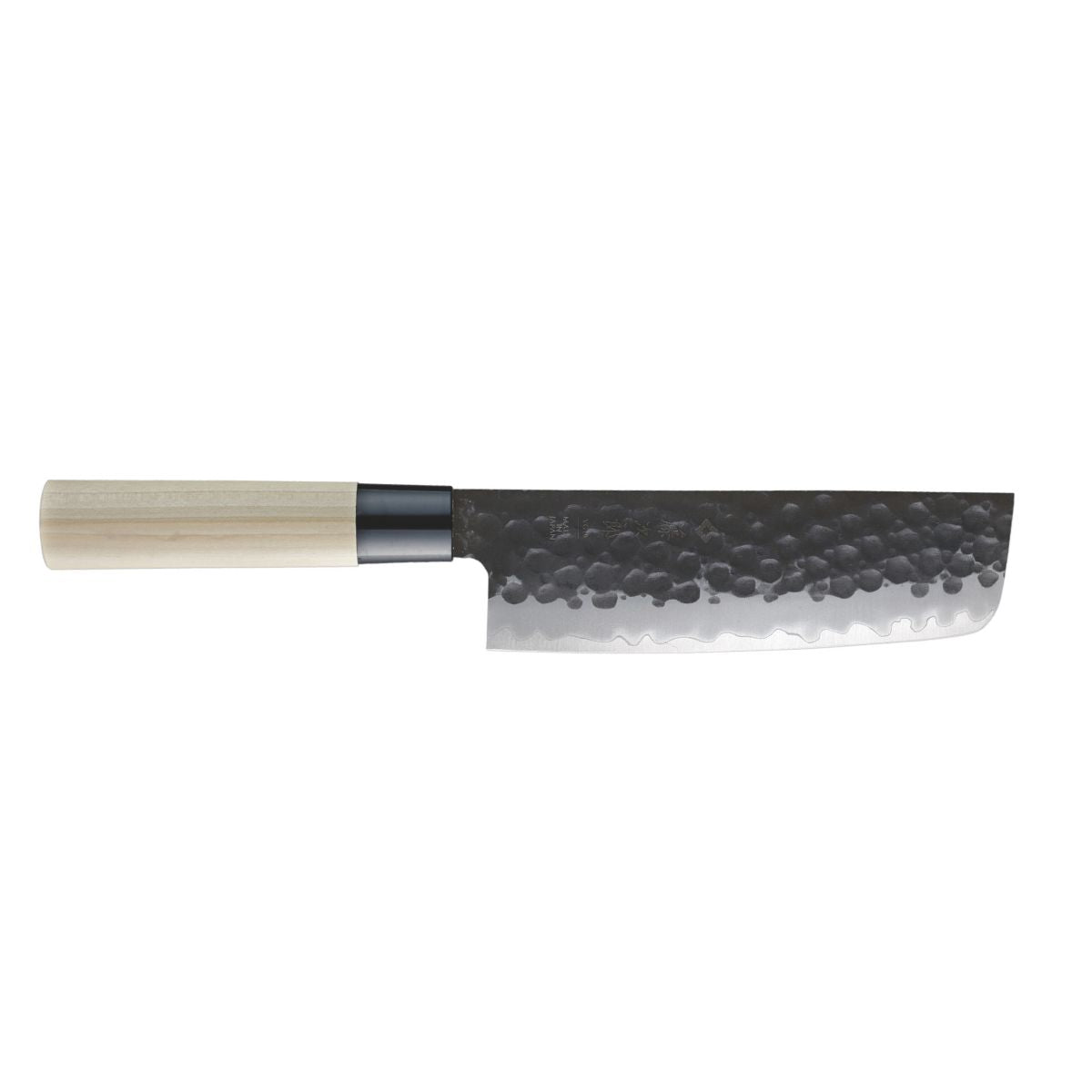 Tojiro Nakiri Knife 16.5 cm Magnolia Handle Hammered F-1113