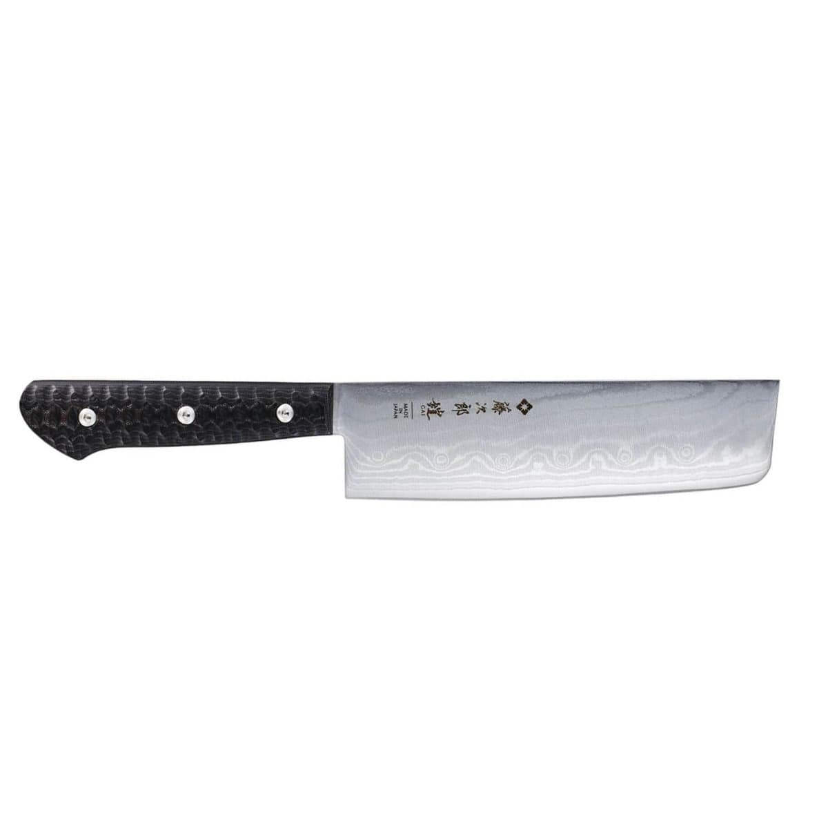 Tojiro Damascus Nakiri Knife 16.5 cm Micarta Handle Gai F-1350