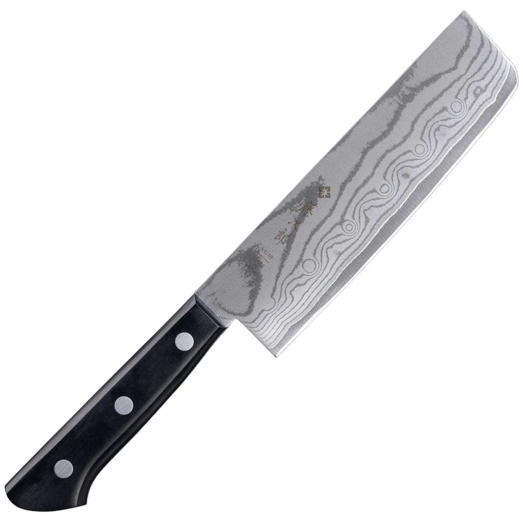 Tojiro Damascus Nakiri Knife 16.5 cm Basic Damascus F-330