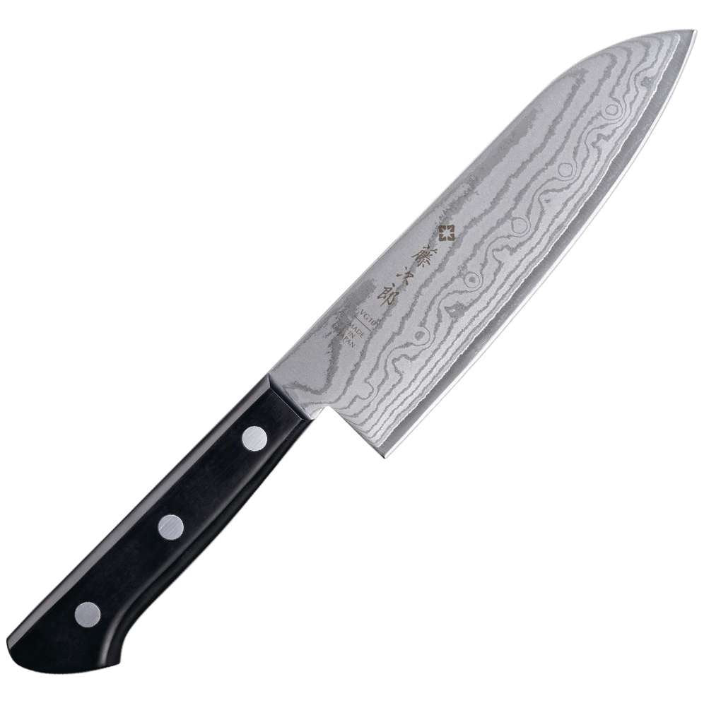 Tojiro Damascus Santoku Knife 17 cm Basic Damascus F-331