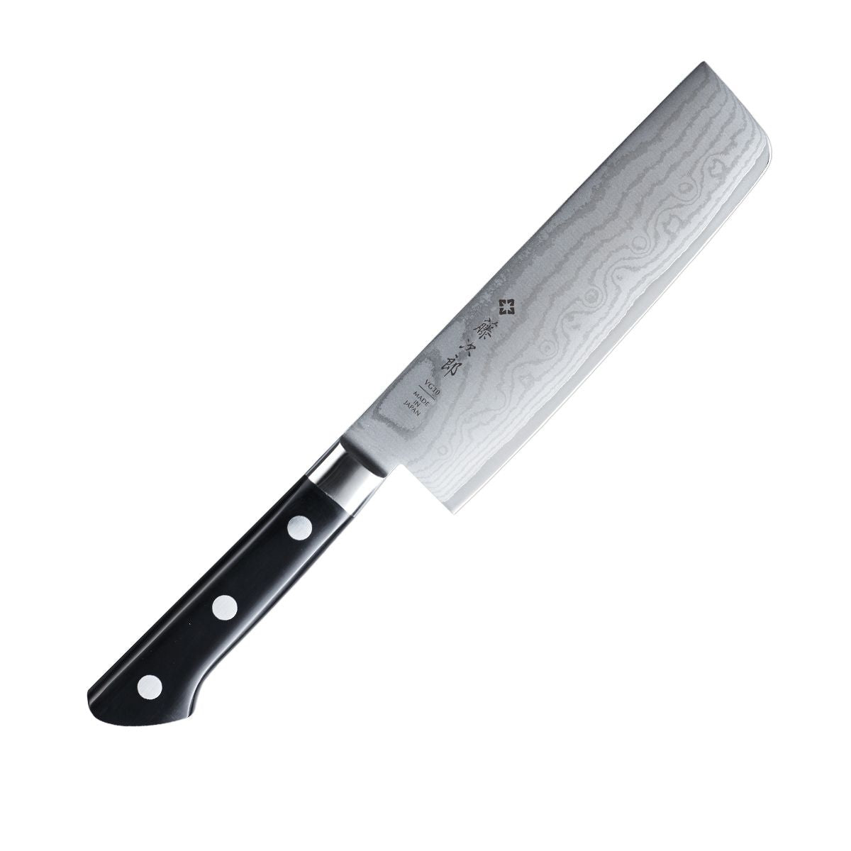 Tojiro Damascus Nakiri Knife 16.5 cm Classic Damascus F-660