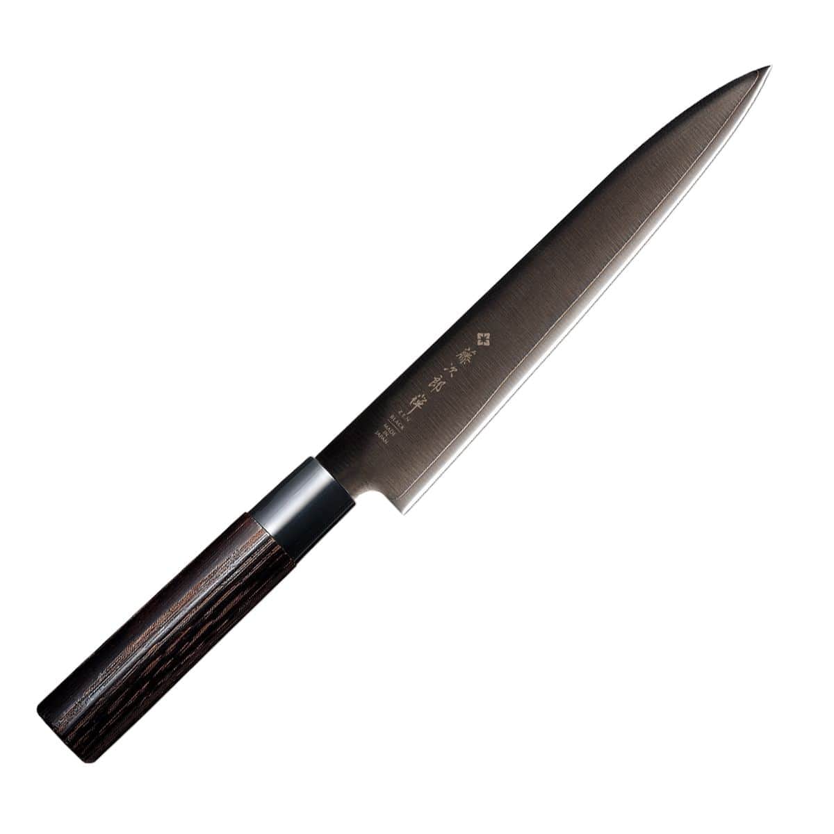 Tojiro Slicing Knife 21 cm Chestnut Handle Black Zen FD-1569