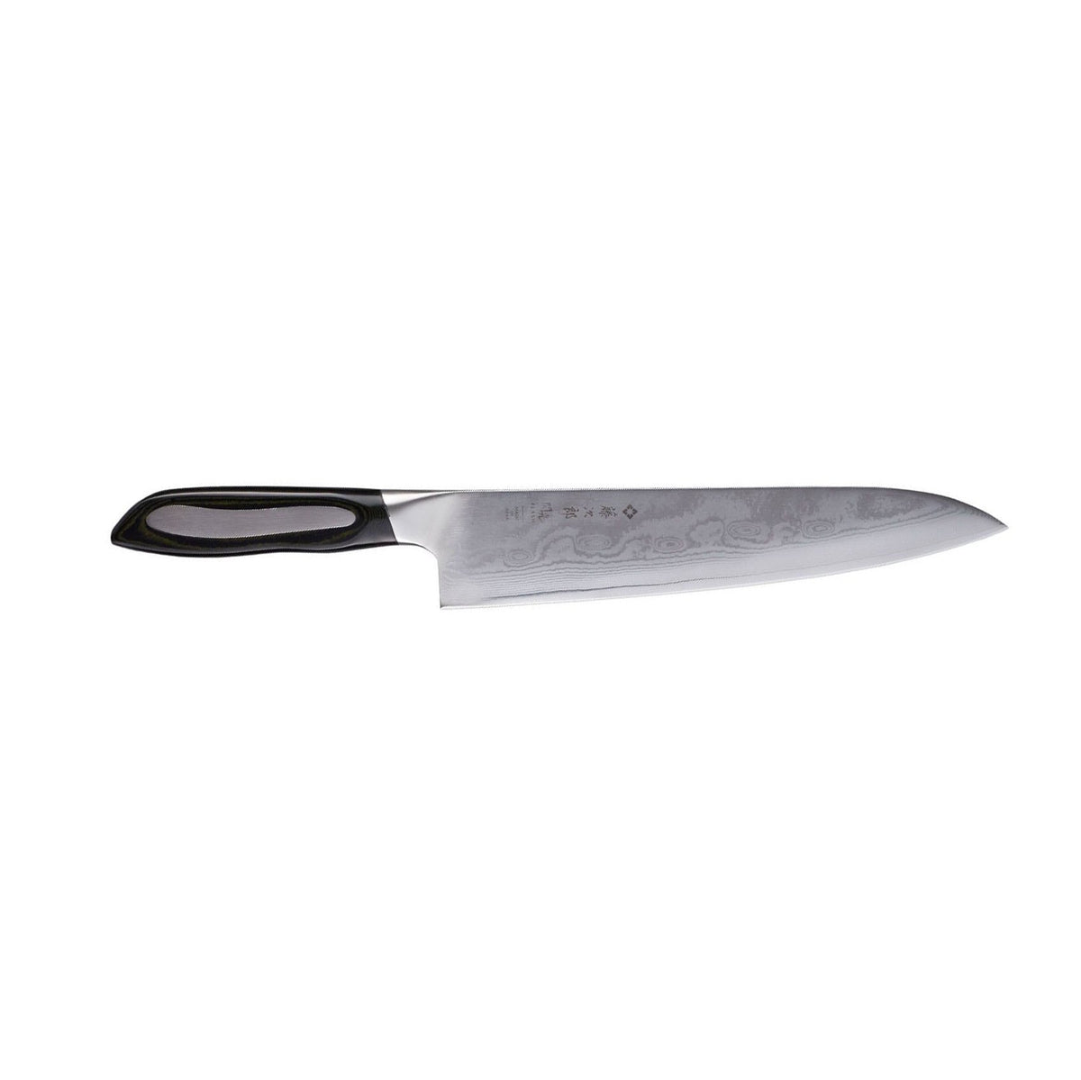 Tojiro Damascus Chef's Knife 24 cm Micarta Handle Flash FF-CH240
