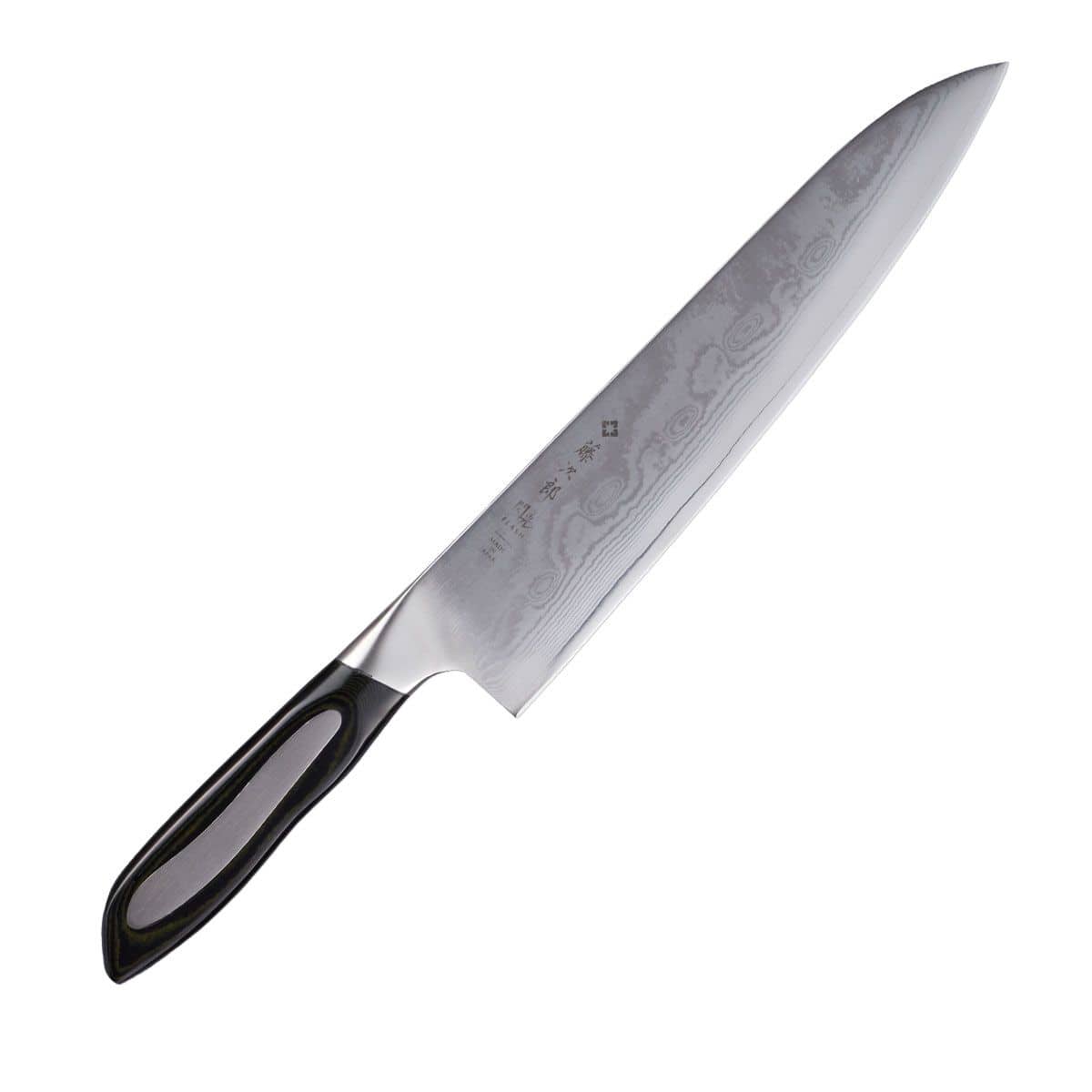 Tojiro Damascus Chef's Knife 24 cm Micarta Handle Flash FF-CH240