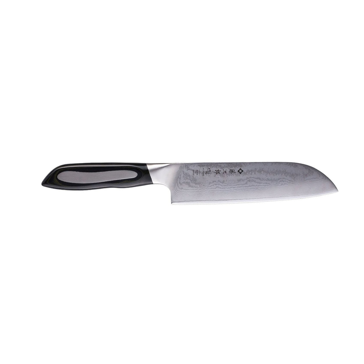 Tojiro Damascus Santoku Knife 18 cm Micarta Handle Flash FF-SA180