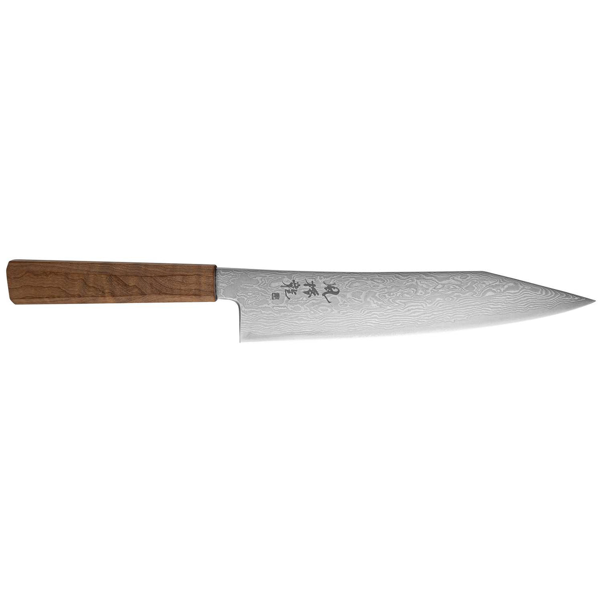 Ryusen Damascus Chef's Knife 21 cm Maple Handle Fukaku Ryu FK-302