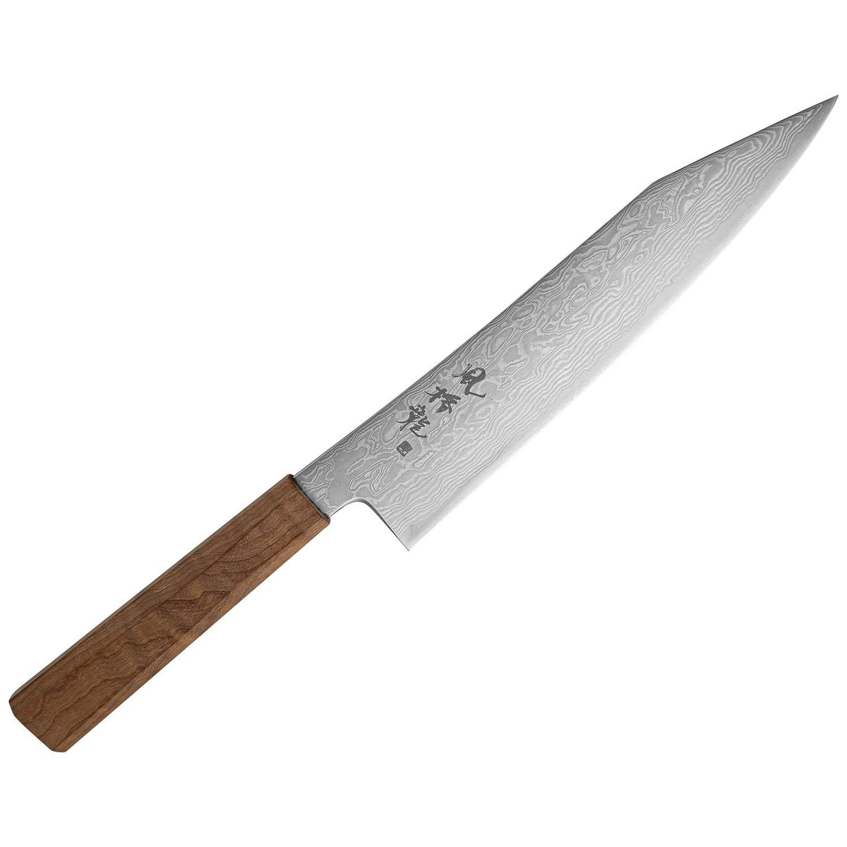 Ryusen Damascus Chef's Knife 21 cm Maple Handle Fukaku Ryu FK-302
