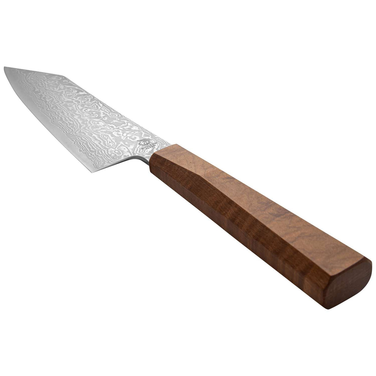 Ryusen Damascus Santoku Knife 17 cm Maple Handle Fukaku Ryu FK-303