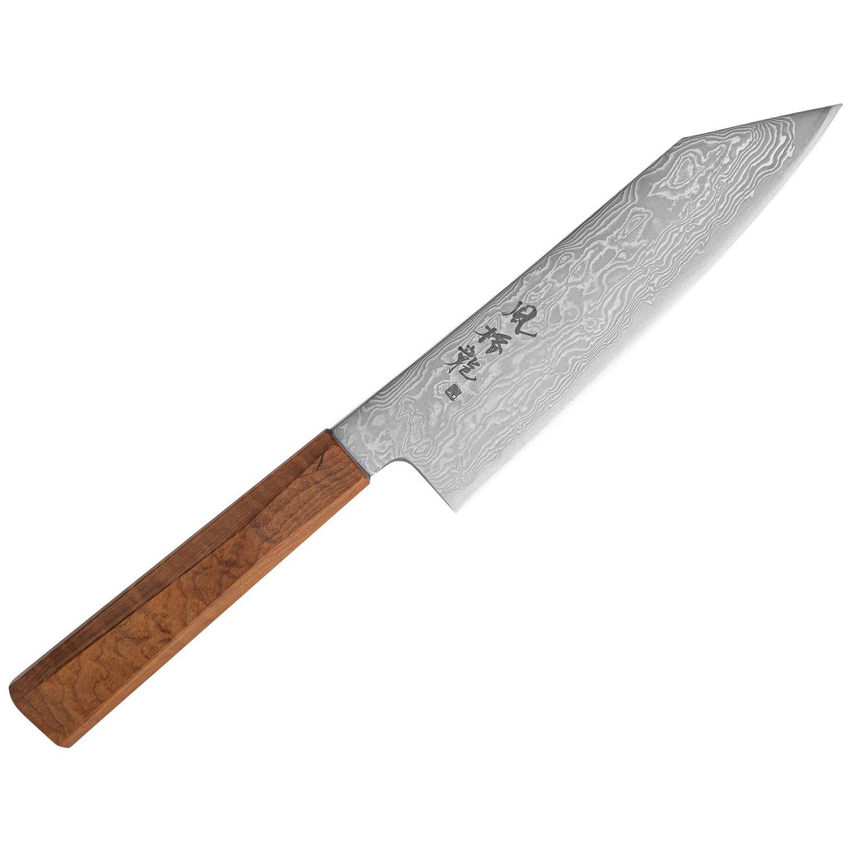 Ryusen Damascus Santoku Knife 17 cm Maple Handle Fukaku Ryu FK-303