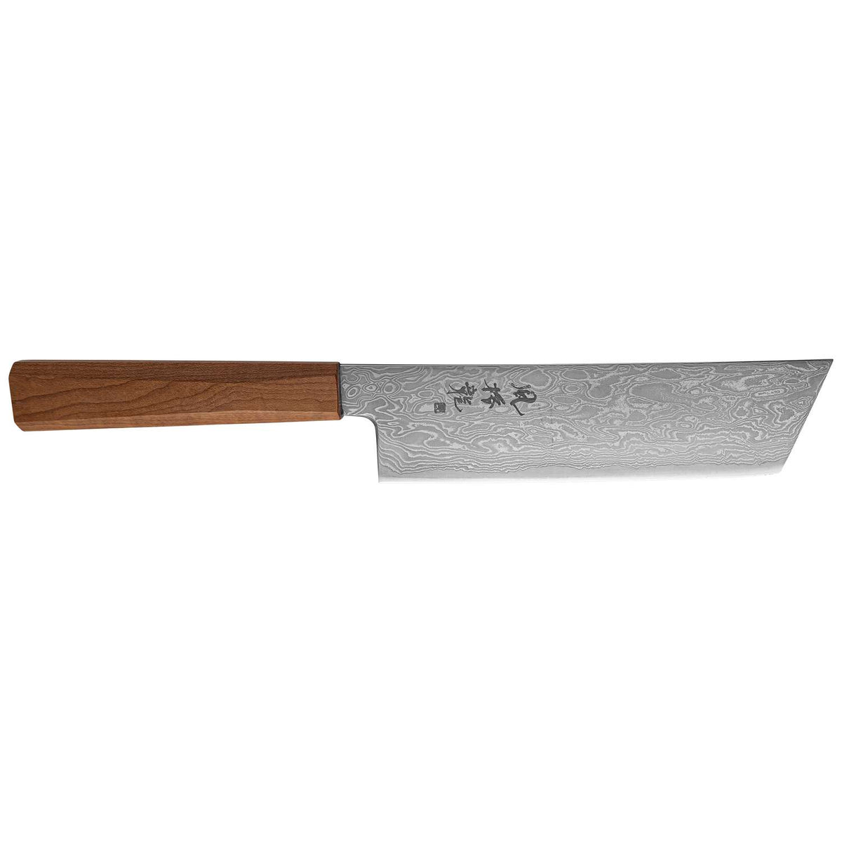 Ryusen Damascus Nakiri Knife 15.5 cm Maple Handle Fukaku Ryu FK-304