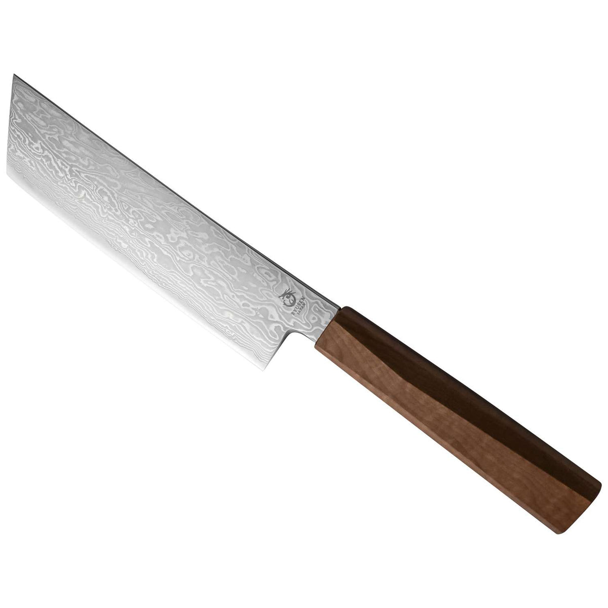 Ryusen Damascus Nakiri Knife 15.5 cm Maple Handle Fukaku Ryu FK-304