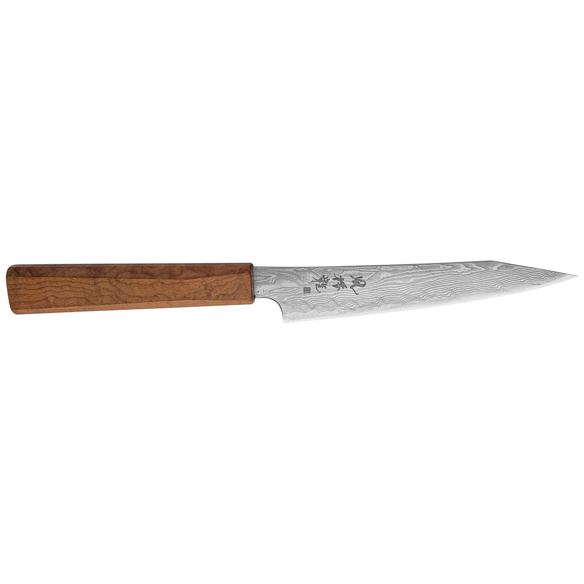 Ryusen Damascus Utility Knife 13.5 cm Maple Handle Fukaku Ryu FK-305