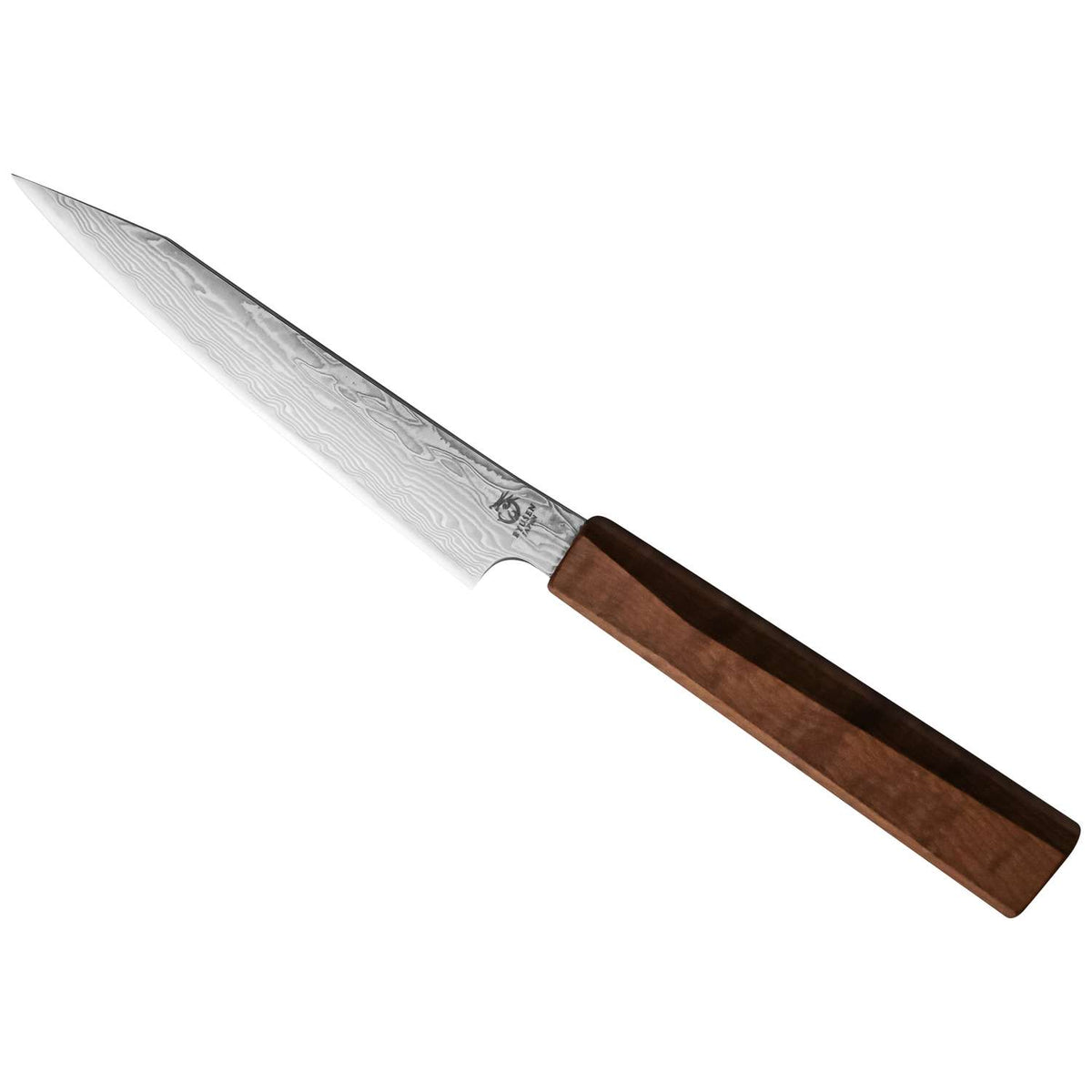 Ryusen Damascus Utility Knife 13.5 cm Maple Handle Fukaku Ryu FK-305