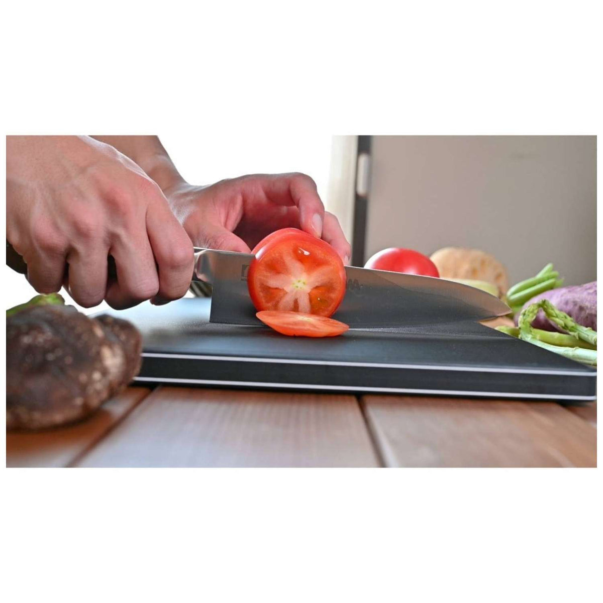 Hasegawa Cutting Board Black 44 x 29 x 1.8 cm Pro-PE Lite