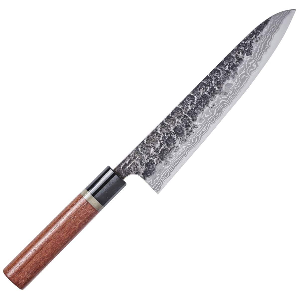 Tojiro Handmade Aogami Hammered Chef's Knife 21 cm Quince Handle
