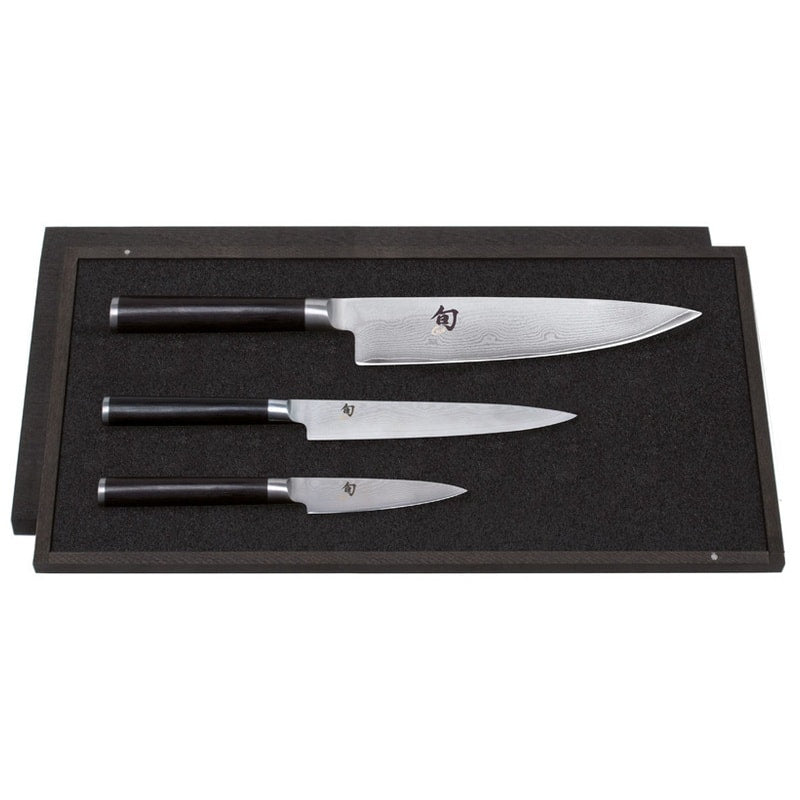KAI Knives Gift 3 Piece Set Shun DMS-300