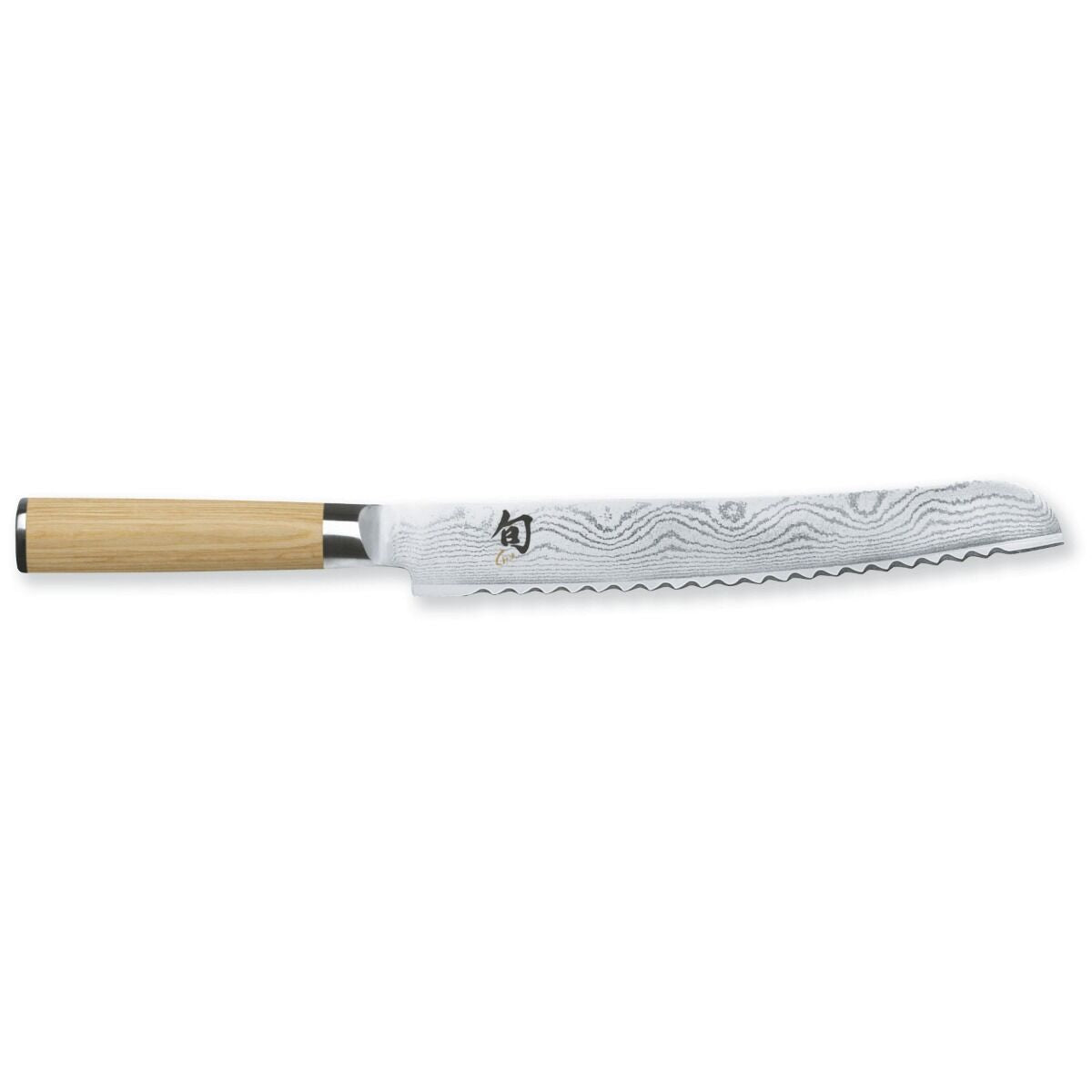KAI Damascus Bread Knife 23 cm Shun Classic White DM-0705W