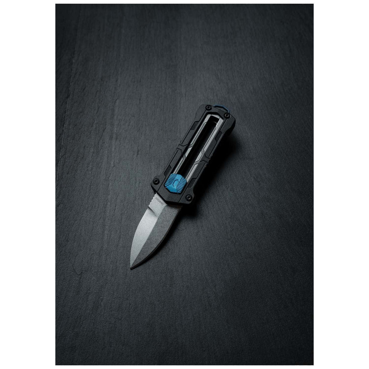 Kershaw Kapsule Stonewashed Pocket Knife 5 cm Black Handle 57 gr 1190X