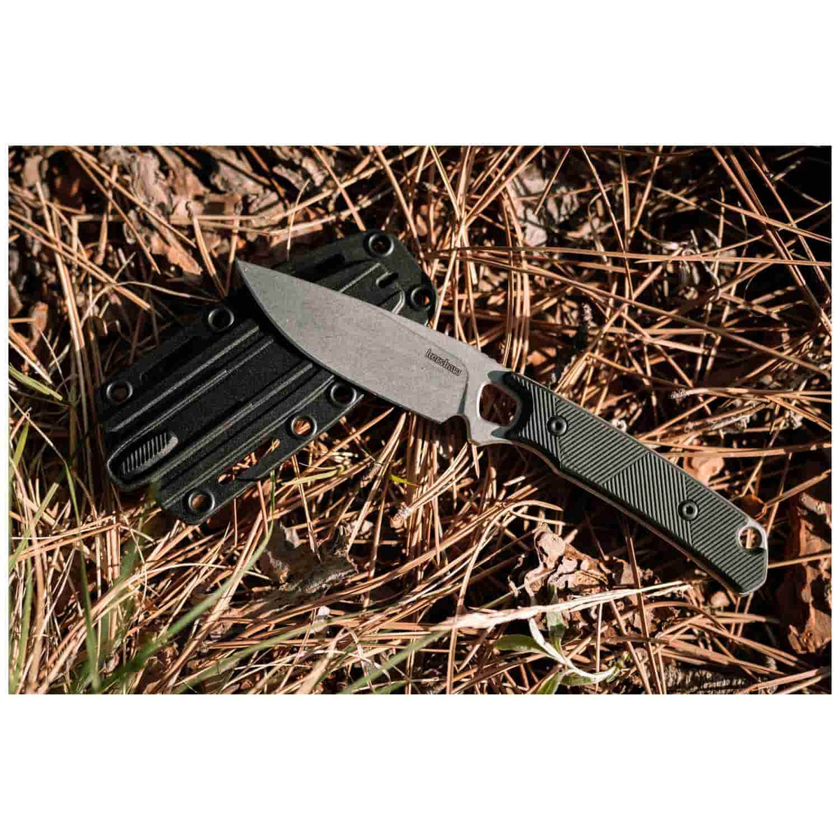 Kershaw Steppe Stonewashed Knife Black Handle 71 gr 2048