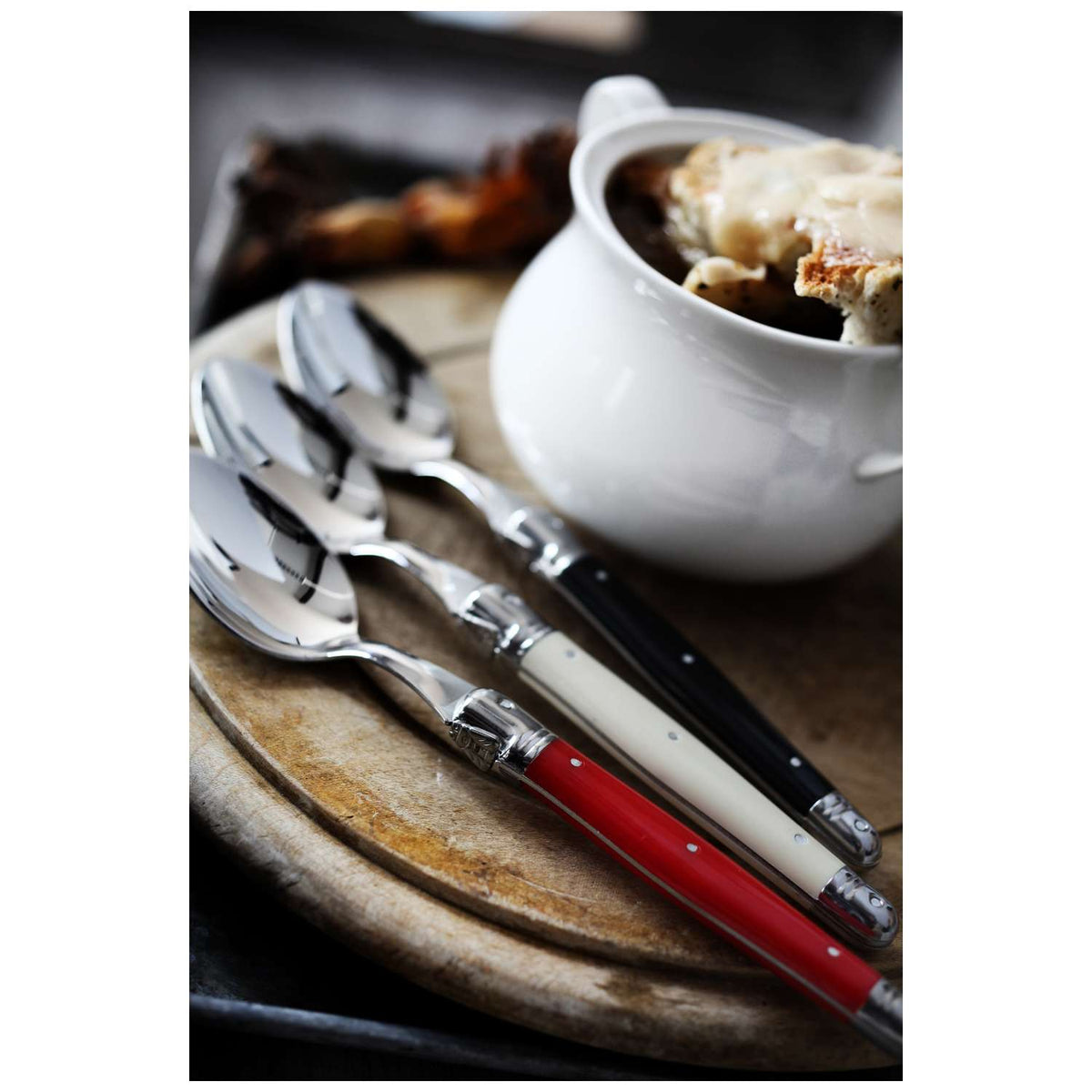 Andre verdier Carving Set 2 pcs Black Hande Laguiole Debutant 77772LNCD