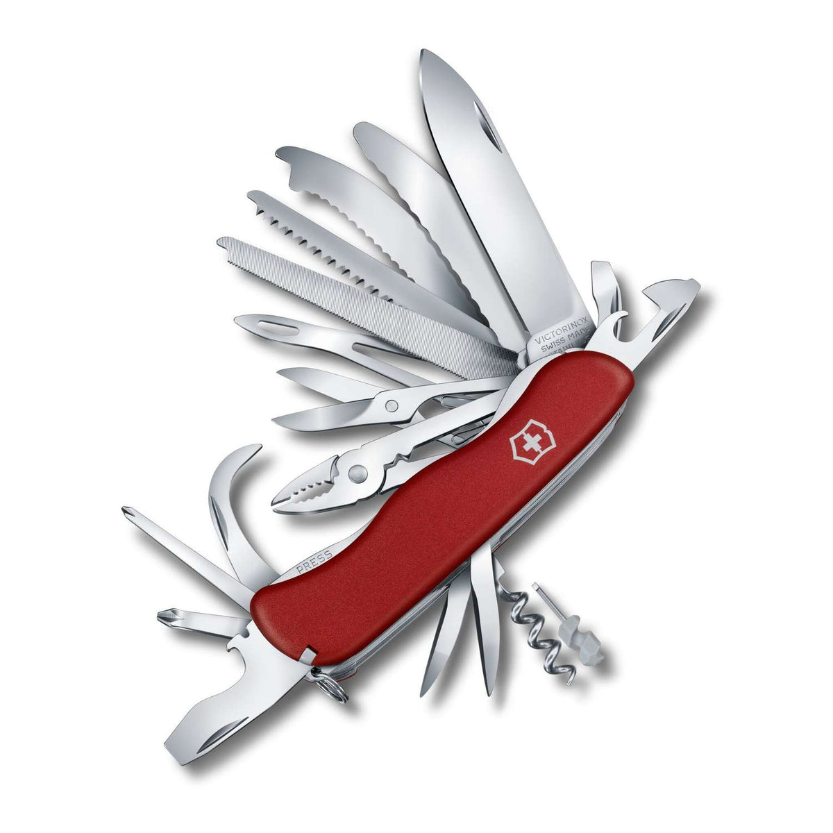 Victorinox Work Champ XL Swiss Army Knife 111 mm 31 Functions Red 0.8564.XL