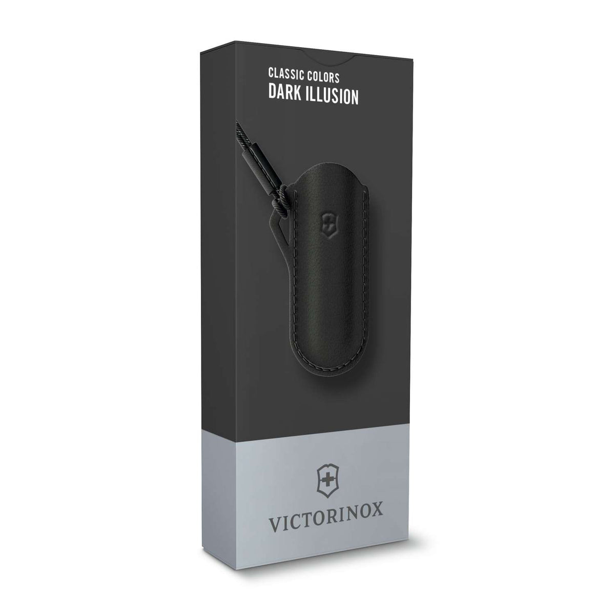 Victorinox Leather Pouch 70 mm Black Dark Illusion 4.0670.3