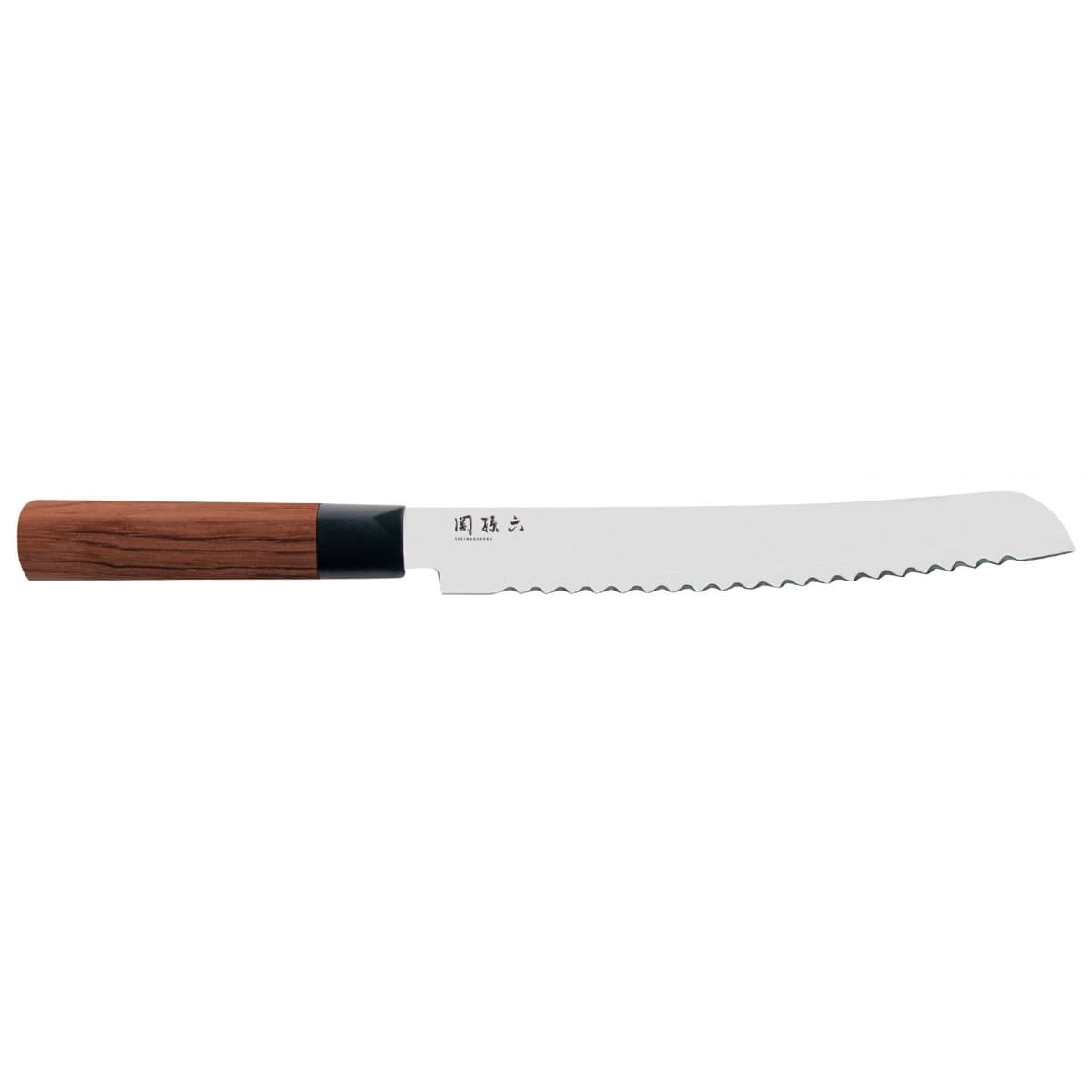 KAI Bread Knife 22.5 cm Seki Magoroku Redwood MGR-0225B
