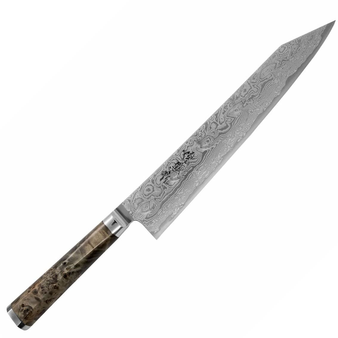 Ryusen Damascus Chef's Knife 24 cm Poplar Handle Oukoku Ryu OK-101