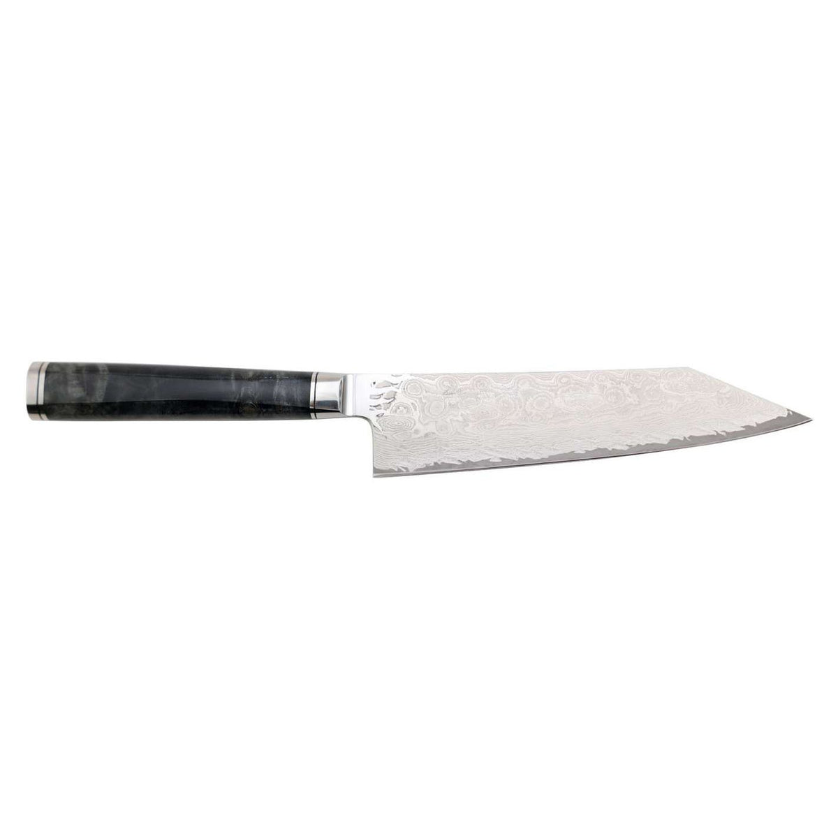 Ryusen Damascus Santoku Knife 17.5 cm Poplar Handle Oukokuryu MT OK-203
