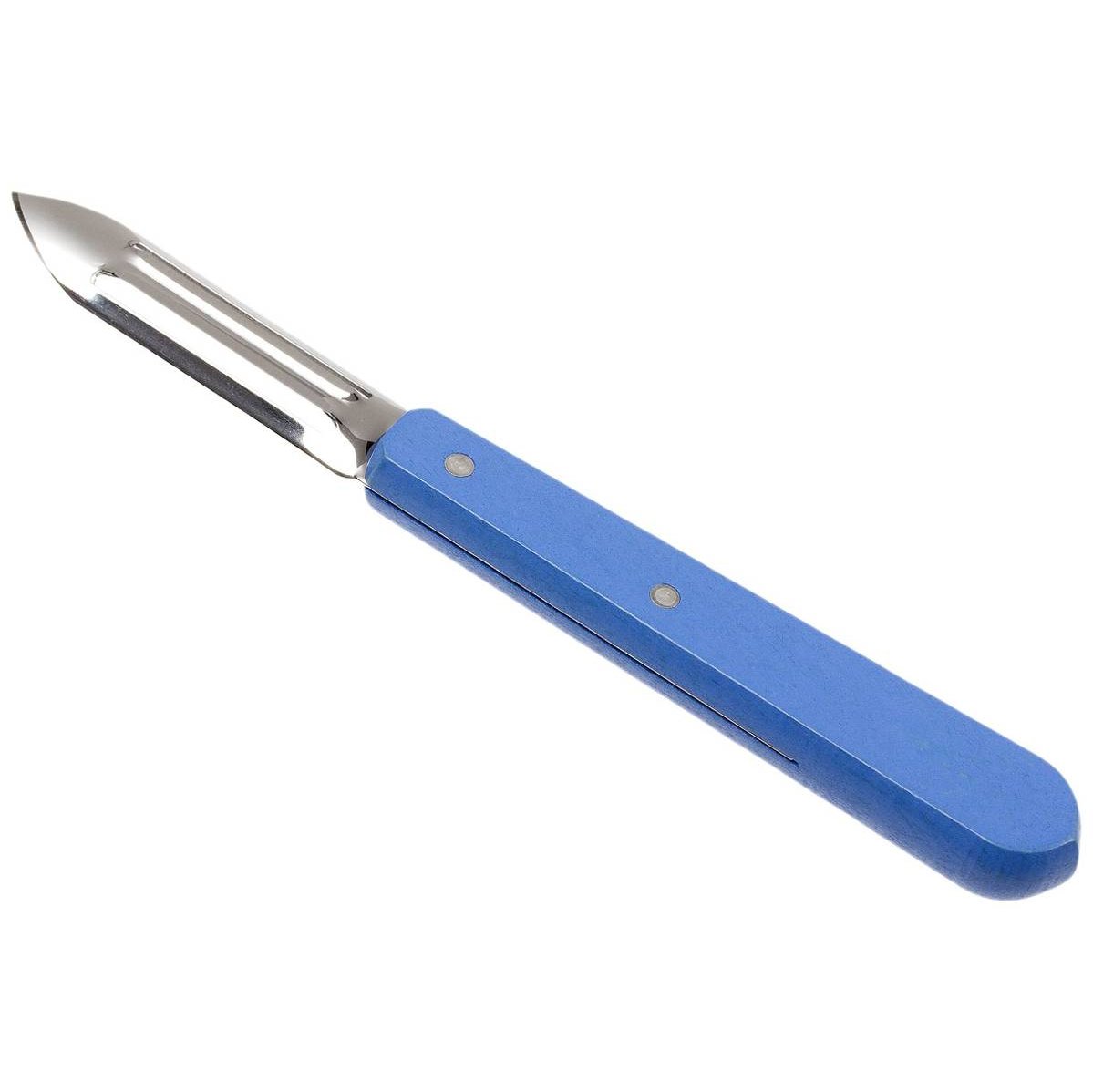 Opinel Stainless Steel Peeler 6 cm With Blue Wooden Handle No 115 Les Essentiels 001932