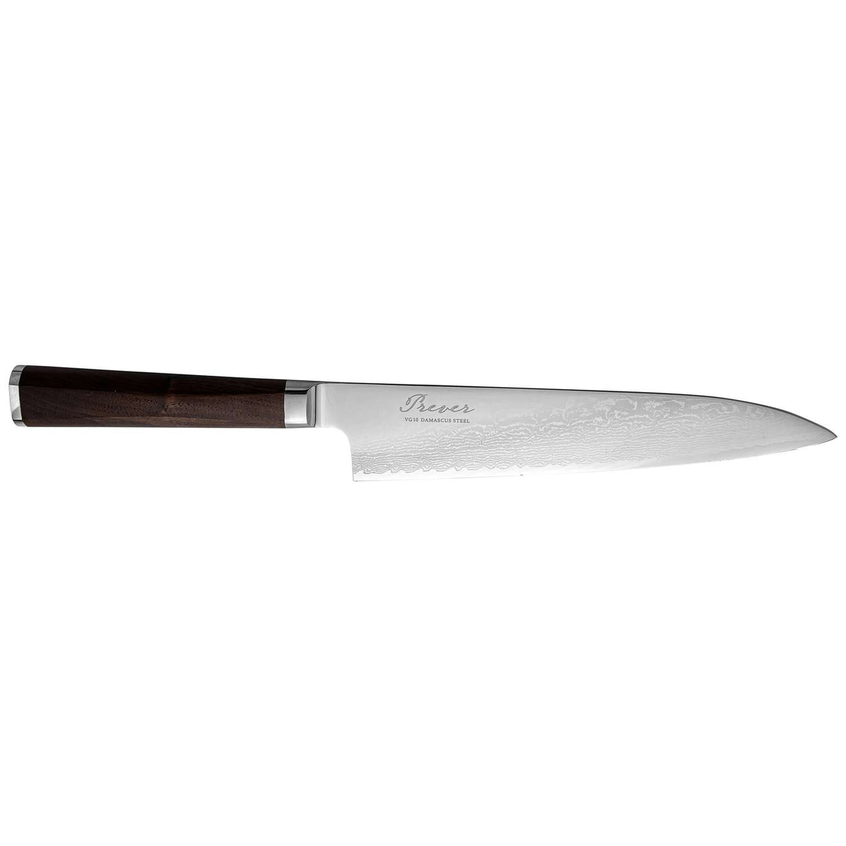 Ryusen Damascus Chef's Knife 21 cm Walnut Handle Prever PV-102